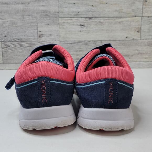 Vionic Ema 8.5 Wide Hook Loop Walking Training Activewear Sneakers Shoes - Picture 6 of 11